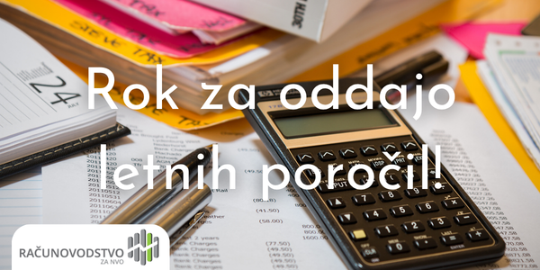 Rok za oddajo letnih poročil: 31. marec 2026